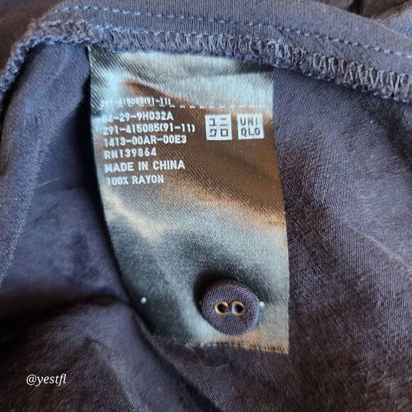 Ines de la Fressange x Uniqlo button up belted dress XS - Picture 4 of 8